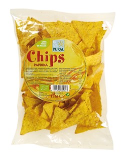 Pural Chips mais paprika bio 125g - 4197
